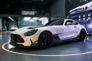 Kit Carrozzeria in Fibra di Carbonio di Alta Qualità Stile BS per <span class=keywords><strong>Mercedes</strong></span>-Benz <span class=keywords><strong>AMG</strong></span> <span class=keywords><strong>GT</strong></span>/GTS/GTR - Paraurti Anteriore/Posteriore/Cofano (Nuovo Aggiornamento) - Product Image 3