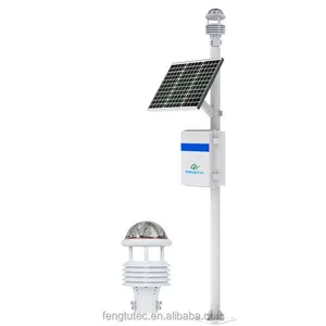 6 In 1 Weather Station Outdoor Weather Station GSM For Wind Speed Wind Direction Temperature Humidity Air Pressure And Rainfall