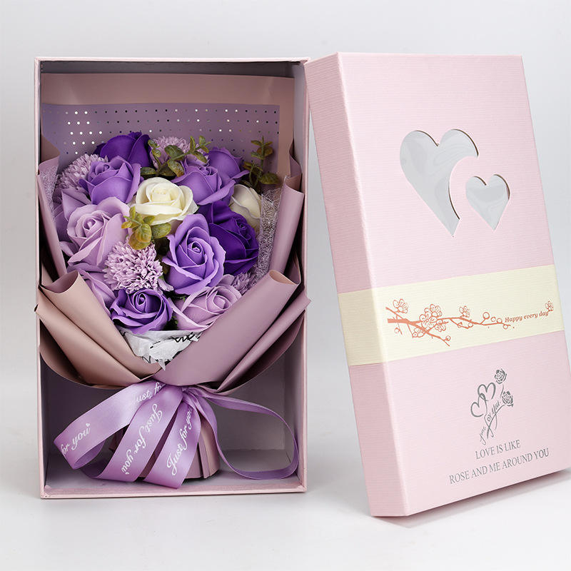 18ช่อผสมและจับคู่สีม่วง