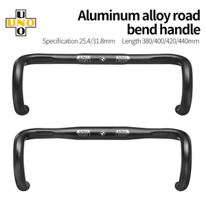 Giá tốt UNO xe đạp đường thả tay lái 31.8*380/400/420mm Hợp kim nhôm nhỏ gọn đua thả Thanh-Phiên bản mới in logo - Product Image 2