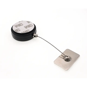 2024 nhà máy bán buôn Hot Bán dây nhỏ recoiling hộp có thể thu vào cáp Reel an ninh Dây Thép Chống trộm kéo hộp - Product Image 1