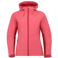 Veste softshell colorblock contrastée à capuche pour femmes en plein air