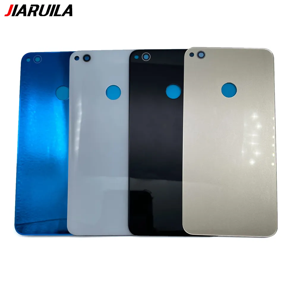 Mobile Phone Back Battery Cover For Huawei P10 P9 P8 Lite 2017 Rear Door Housing With Sticker For Huawei Honor 8 Lite