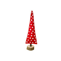Hölzerne Weihnachtsbaum-Tischdekoration
