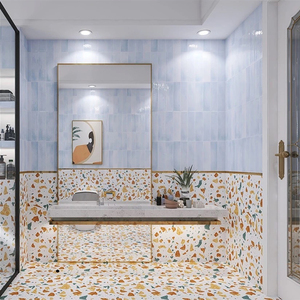 Carrelage mural <span class=keywords><strong>de</strong></span> style nordique <span class=keywords><strong>de</strong></span> haute qualité, surface brillante, 300*600 mm, pour salle <span class=keywords><strong>de</strong></span> bain - Product Image 2