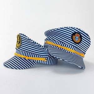 白色海军海洋游艇船帽水手海军船长帽