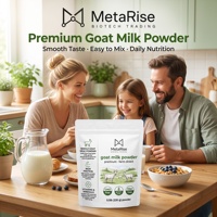 Poudre de lait de chèvre adulte 100% pure, vente en gros d'usine, formule riche en protéines, calcium et probiotiques, douce et facile à digérer