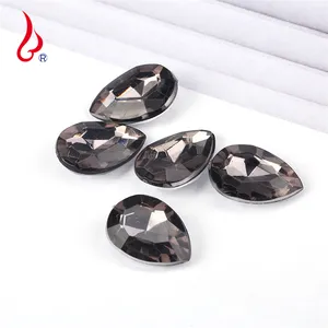 Lan Guang 6*10mm 2000 unids/bolsa Color mezclado lágrima gota Foiling Point Back Rhinestone cristal acrílico piedras de lujo Rhinestone