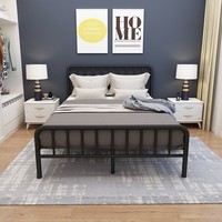 Offre spéciale bon marché lit en métal moderne et durable lit en métal cadre de lit double en fer haute qualité pour adultes