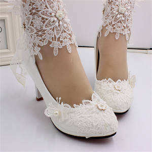 one inch wedding heels