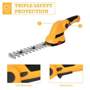 VERTAK Batterie électrique rechargeable 7.2V Cisaille à gazon Poignée télescopique <span class=keywords><strong>Taille</strong></span>-<span class=keywords><strong>haie</strong></span> 2 en 1 - Product Image 6