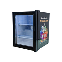 Réfrigérateur commercial pour boissons Meisda SC35 35L, réfrigérateur à boissons avec porte en verre