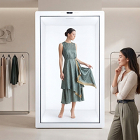 Vitrine d'affichage LCD transparente, vitrine holographique 3D, écran tactile interactif pour la publicité en magasin de détail