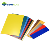Feuille ABS vierge à 100 % d'origine, épaisseur 0,8 mm, pour thermoformage, taille personnalisable et service de découpe