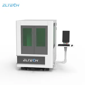 Factory Supply Small Cnc Laser Cutting Machine Enclosed 6060 1390 Fiber Laser Cutter Machines Price with Max Raycus Hanli