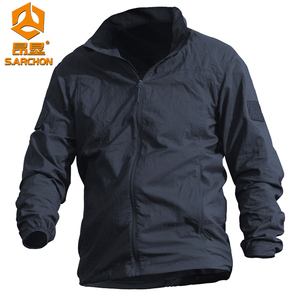 Kem chống nắng Mùa hè Siêu mỏng Nam Ngoài trời Áo khoác da Chống nắng Nhanh khô Áo khoác chiến thuật Mùa xuân Áo gió thoáng khí - Product Image 2