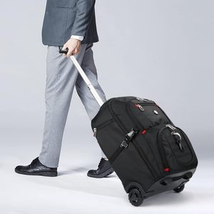 New Fashion Multi Functional Waterproof Travel Backpack Rolling Wheel Laptop Backpack Trolley Backpack - Product Image 1