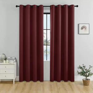 <span class=keywords><strong>Tende</strong></span> Termoisolanti <span class=keywords><strong>Rosse</strong></span> all'Ingrosso con Occhielli, Oscuranti e Fonoassorbenti, 100% Poliestere per Hotel, Caffè, Ospedali - Product Image 1