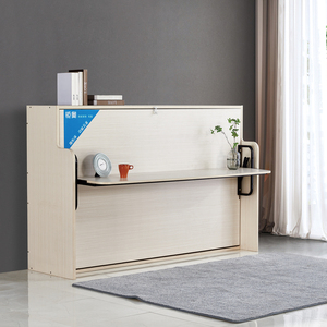 <span class=keywords><strong>Lit</strong></span> escamotable de style horizontal avec bureau <span class=keywords><strong>Lit</strong></span> escamotable moderne et peu encombrant - Product Image 2