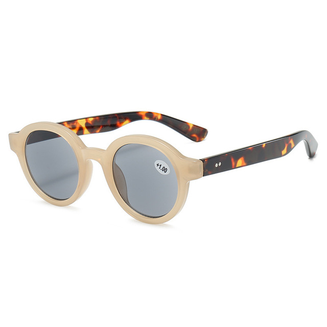 2025 New Full Frame Solar Presbyopia Anti Ultraviolet Presbyopia Glasses for Men and Women Trend Gray Glasses Custom logo