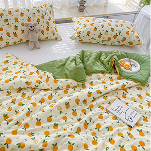 Maternal Infant Grade king Queen Size Washed Double-Layer Gauze Soybean Fiber Soft Summer air Conditioning Quilt <strong>Comforters</strong> - Product Image 2