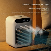 Enfriador Evaporativo Transfronterizo USB con Batería Integrada, Mini Ventilador Eléctrico de Escritorio Silencioso con Nebulización, Ventilador de Enfriamiento Portátil