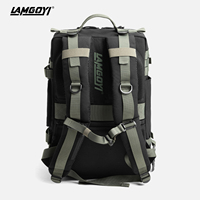 Sac à dos tactique Molle imperméable personnalisé pour ordinateur portable, unisexe, 35L, pour randonnée, sports de plein air