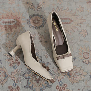 Zapatos de Tacón Alto para Mujer, Zapatos de Tacón Grueso para Fiestas, Bodas, Oficina, Atuendos Casuales y de Noche, Zapatos Cómodos - Product Image 2