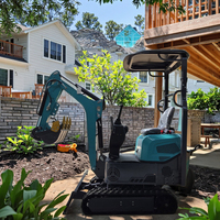 Mini-excavatrice ZNW-12 à moteur Koop 1,2T, compacte, couple élevé, haute efficacité opérationnelle, pour creuser des piscines - Nouveauté 2026, Offre Spéciale