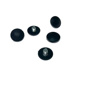 M8*10 Black Adjustable Feet Plastic Furniture Leg With <b>Small</b> Tooth For Table <b>Chair</b> Shelf Sofa Easy Installation - Product Image 1