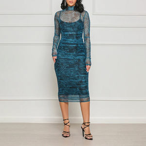 Custom White Strappys Lady Elegant, Sexy Women Summer Dresses Ladies Puff Long Sleeve Dres/ - Product Image 4