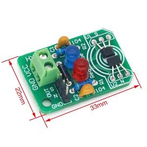 Módulo de Sensor de Efecto Hall, Detector de Polaridad Magnética para Proyectos Educativos de Electrónica y Robótica DIY - Product Image 3