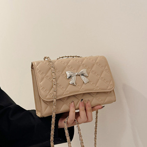 2025 nouveau sac dames haut de gamme sens de la mode exquise all-match chaîne petit sac carré losange épaule sac de messager - Product Image 2