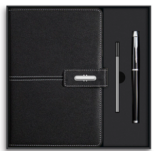 Promotional A5 Stationery <b>Set</b> with Leather Cover <b>Notebook</b> Journal and Pen Gift <b>Set</b> - Product Image 4
