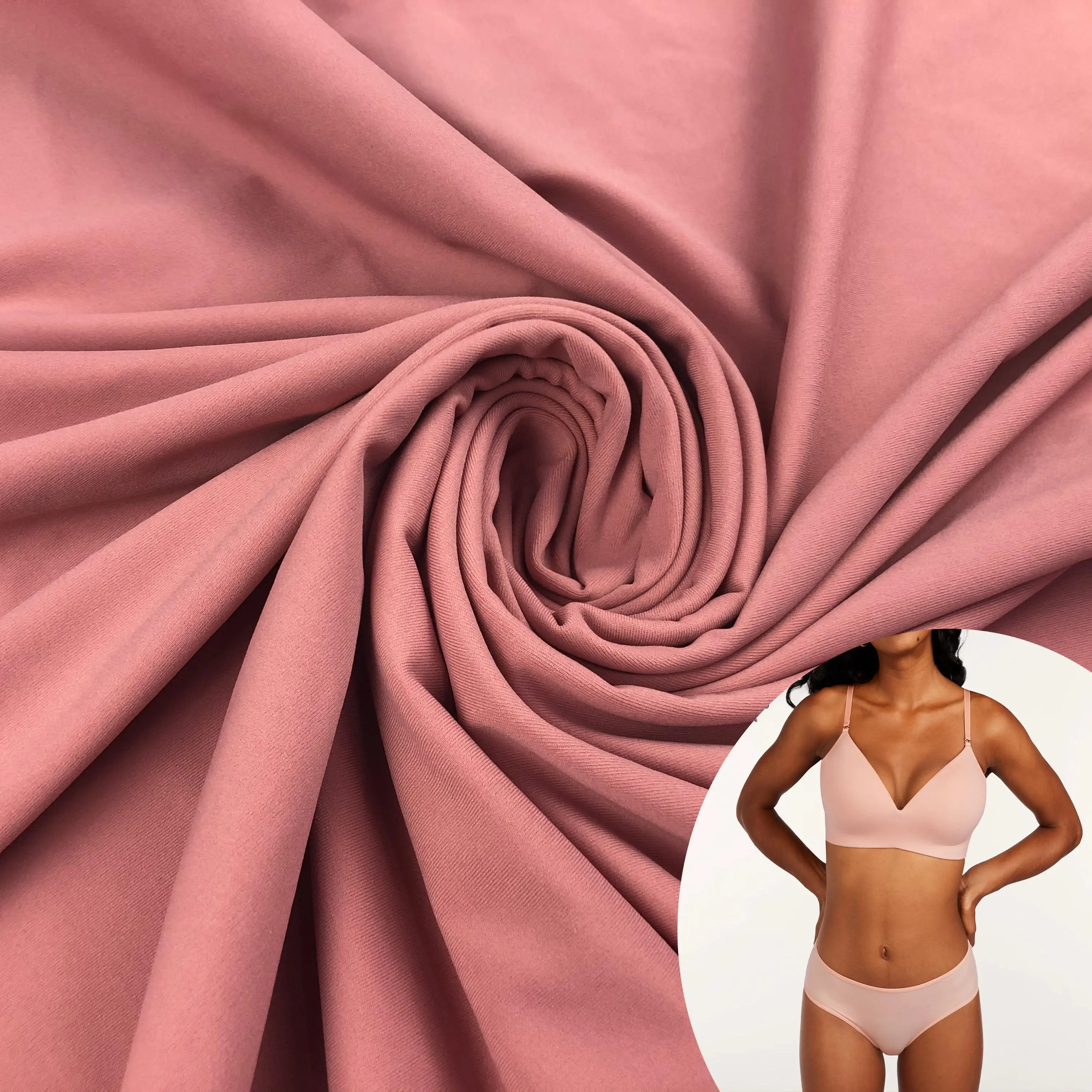 Colori di riserva di nylon 81 spandex 19 senza soluzione di continuità laminato lingerie tessuto per la biancheria intima