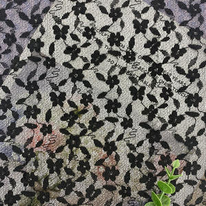 Tissu en dentelle à paillettes florales noir et gris en gros, dentelle luxueuse et scintillante pour <span class=keywords><strong>robe</strong></span> <span class=keywords><strong>de</strong></span> <span class=keywords><strong>soirée</strong></span>, tenue <span class=keywords><strong>de</strong></span> <span class=keywords><strong>soirée</strong></span> - Product Image 2