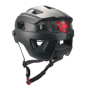 Veiligheid Oplaadbare Led Licht Smart Vuil Mtb Fietshelm Fiets Sport Cycle Helm Licht Led