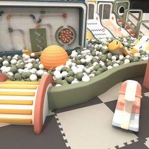 Équipement de jeu moderne pour enfants : Toboggan de piscine à balles, équipement de salle de jeux, grande structure de jeu intérieure – Approvisionnement direct usine - Product Image 5