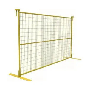Galvanizado removível Provisória Guardrail/Construção Site Pó Revestido Temporária Fence / Toronto Portable Fence Panels