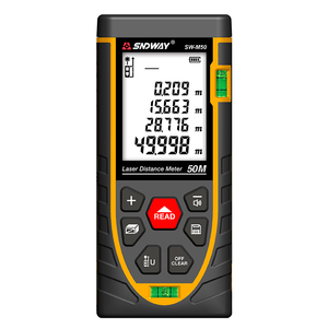 SW-M50 50M 10배율 7필드 뷰를 갖춘 휴대용 레이저 거리측정기 빌드 미터 디바이스 룰러 트레나 - Product Image 1