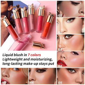 Maquillage Végane Sans Cruauté Animale, Stick Fard à Joues <span class=keywords><strong>Contour</strong></span> Lèvres Yeux Joues 3-en-1, Pigment Naturel, Waterproof, Fard Crème Liquide Mat - Product Image 2