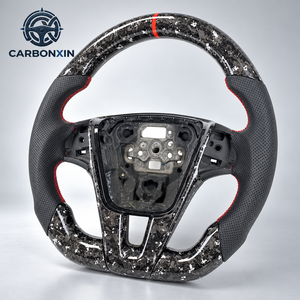 Volante de Coche Personalizado de Cuero y Fibra de Carbono Forjada con LED para Volvo C40 XC40 Polestar 2 Recharge 2018 2021 2019 2025 - Product Image 2