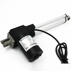 Heavy Duty Hospital Bed Dual Actuator Linear Motor 12v/24v Electric Motor Slow Linear Actuator 6000n 200mm Brush Remote Control