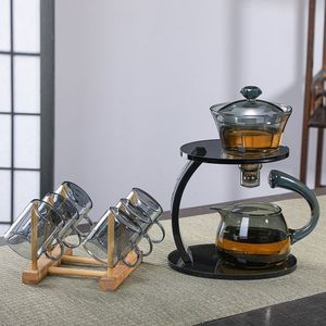 Ensemble de théière et cafetière magnétique semi-automatique multifonction en verre borosilicate haute résistance au chaleur et créatif - Product Image 4