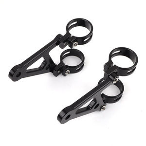 Soportes de aluminio para faros delanteros, CNC, 35mm, alta calidad, horquilla, Cafe Racer - Product Image 2