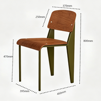 Table et chaises de salle à manger 4 places, design industriel moderne, écologique et durable, livraison directe d'usine