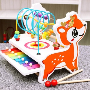 HOYE CRAFT-abalorio educativo para niños, cuentas de roscado, juego de ocho tonos, juguete, gran oferta - Product Image 1