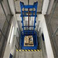 Promotion : Plateforme élévatrice verticale hydraulique fixe de 4 m pour marchandises, utilisation intérieure et extérieure