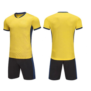 Seragam Sepak Bola Kustom Grosir Pabrik, Jersey Latihan dan Pertandingan Lengan Pendek yang Bernapas - Product Image 4