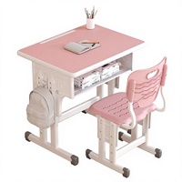 Meilleures ventes : Ensemble de mobilier universitaire à prix de gros, bureau d'étudiant durable, ergonomique et réglable avec dessus en métal et bois